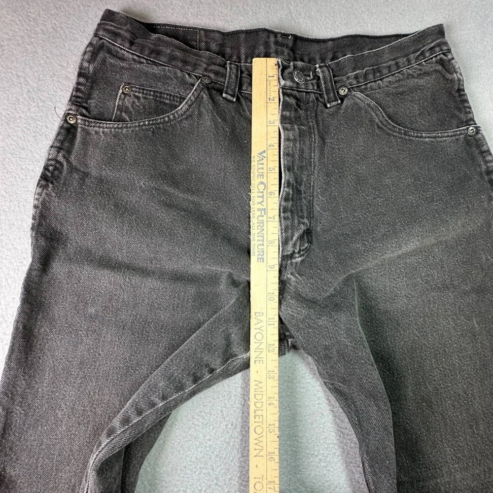 Wrangler Denim Tapered Leg Jeans Vintage Western‎ Workwear 30x30 Faded Black